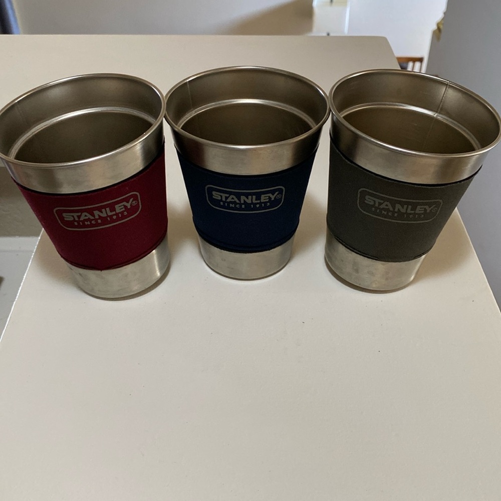 Stanley 3 pcs 12oz metal tumblers